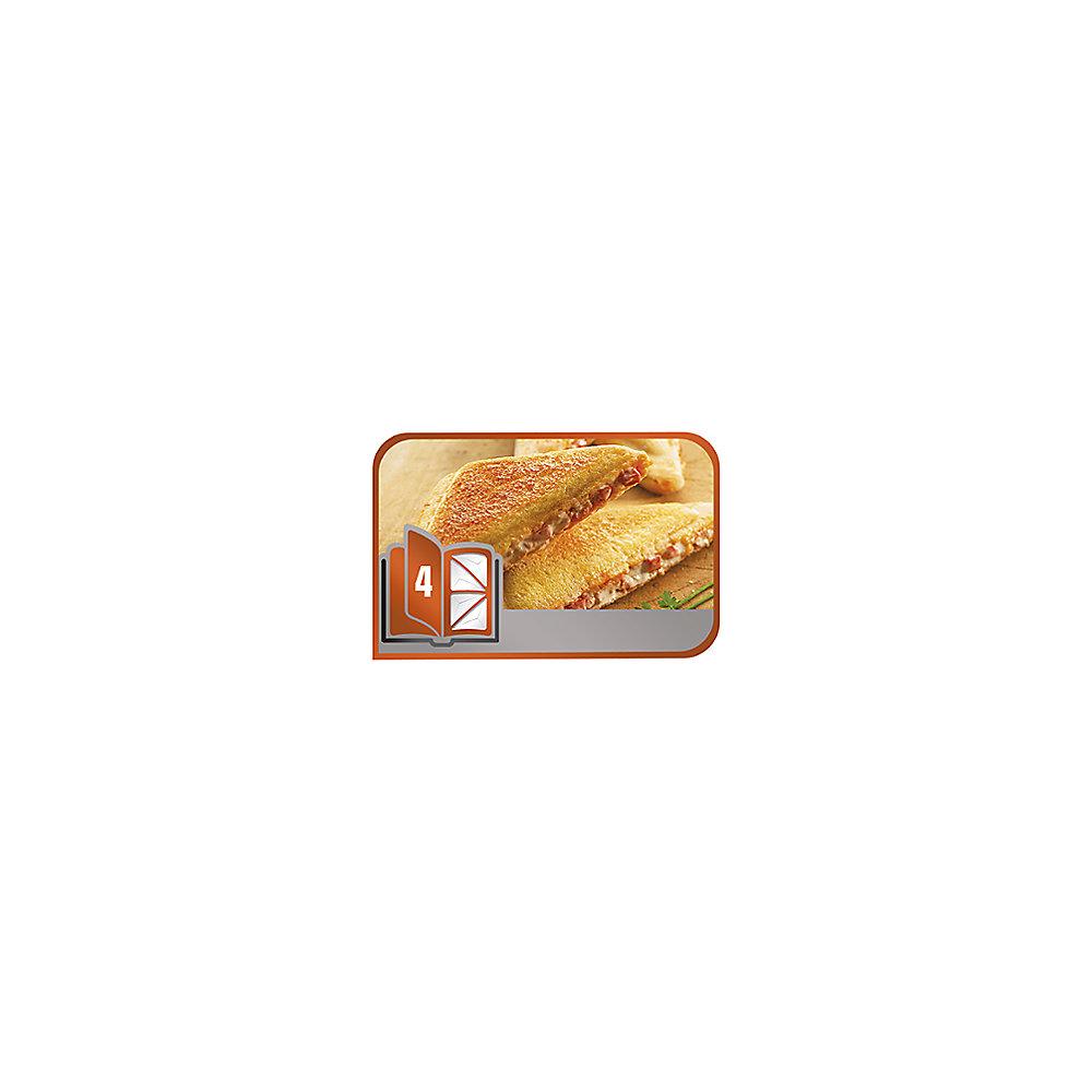 Tefal SW 341B Snack Time Waffel-/Sandwichmaker Schwarz/Grau