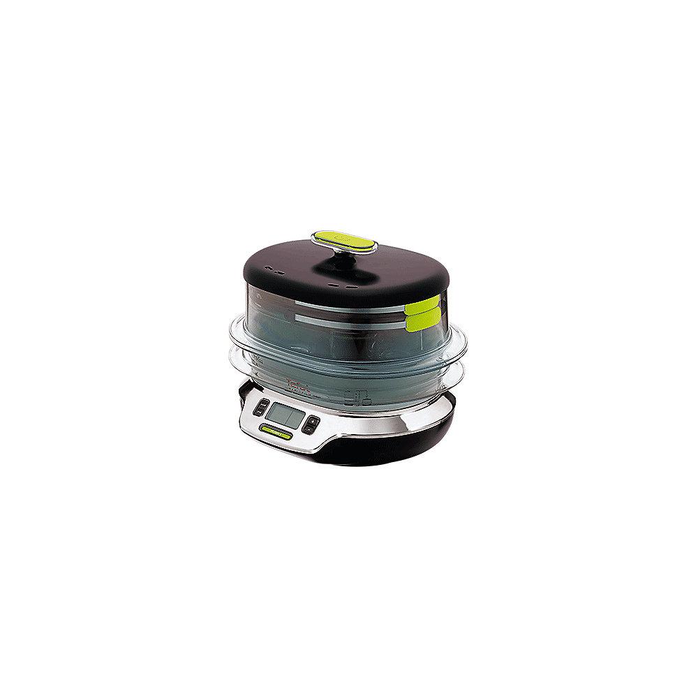 Tefal VS 4003 Vitacuisine Compact Dampfgarer Schwarz / Chrom, Tefal, VS, 4003, Vitacuisine, Compact, Dampfgarer, Schwarz, /, Chrom