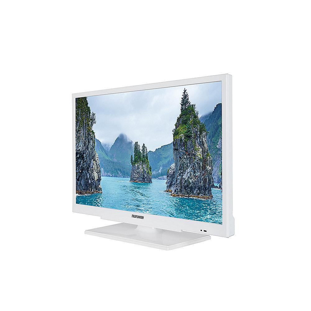 Telefunken XF22G101D-W 56cm 22" Weißer Fernseher mit DVD-Player