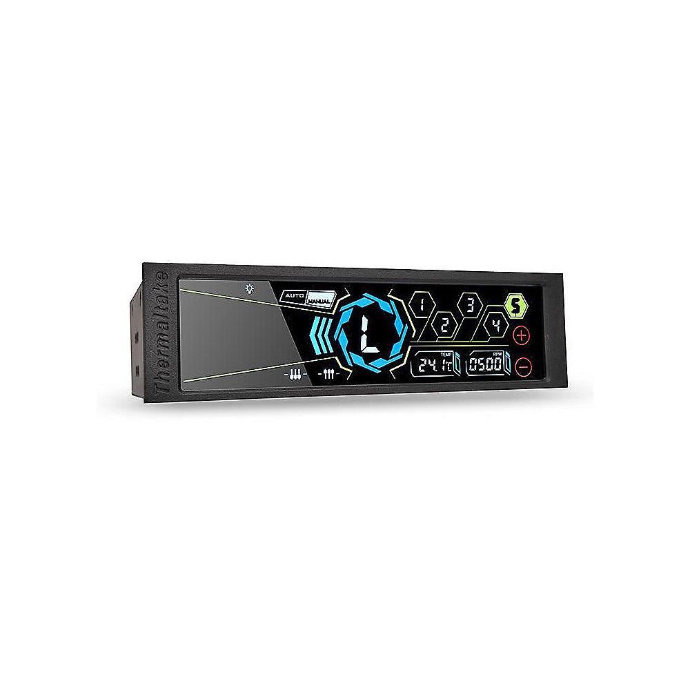 Thermaltake Commander FT 5-fach Lüftersteuerung mit LCD Touchdisplay, 5,25"