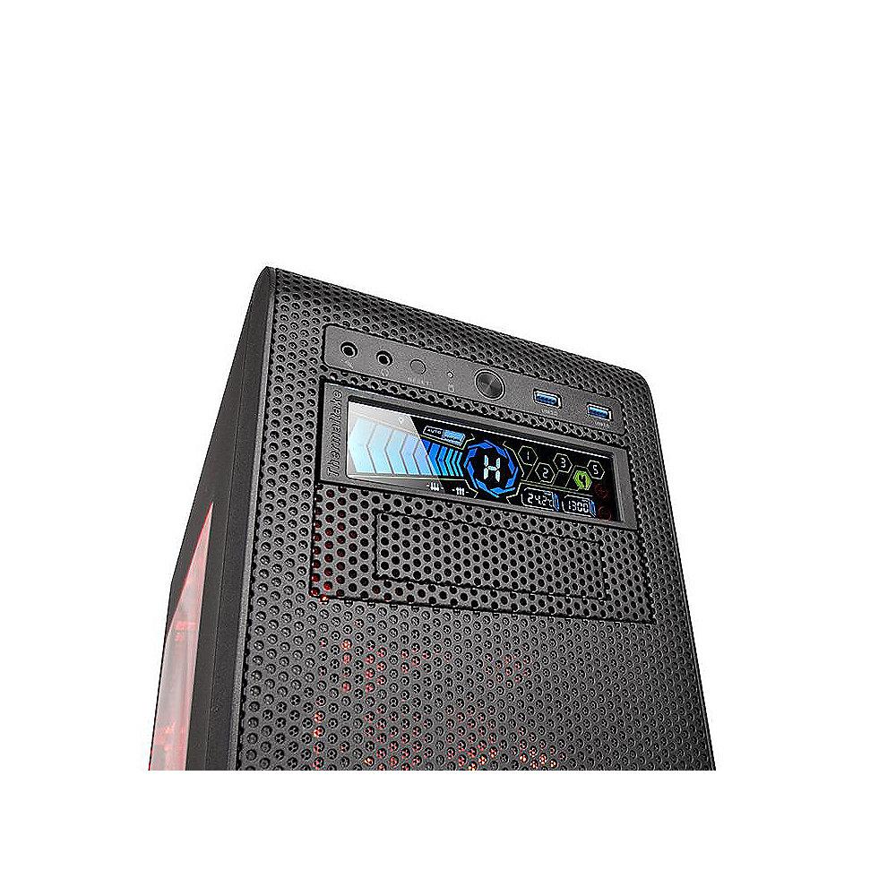 Thermaltake Commander FT 5-fach Lüftersteuerung mit LCD Touchdisplay, 5,25"