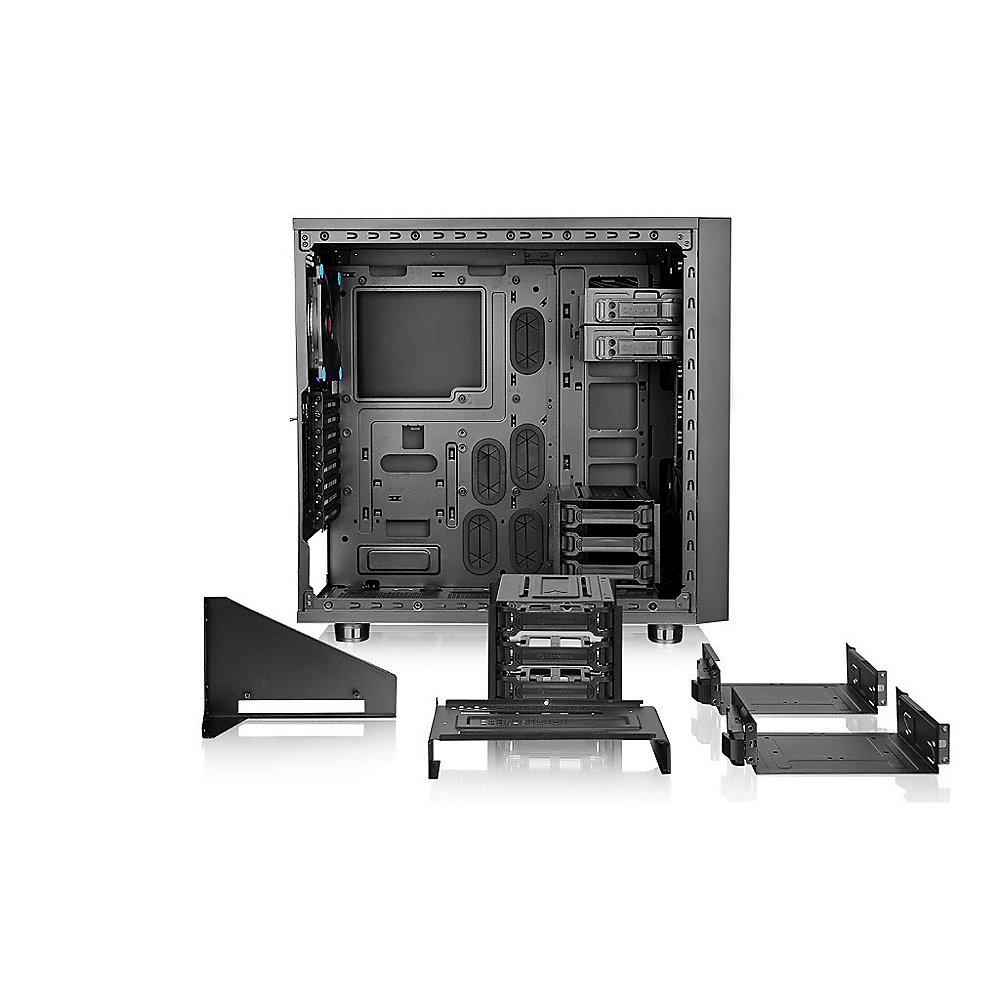Thermaltake Core X31 TG Midi-Tower ATX Gehäuse schwarz, mit Sichtfenster