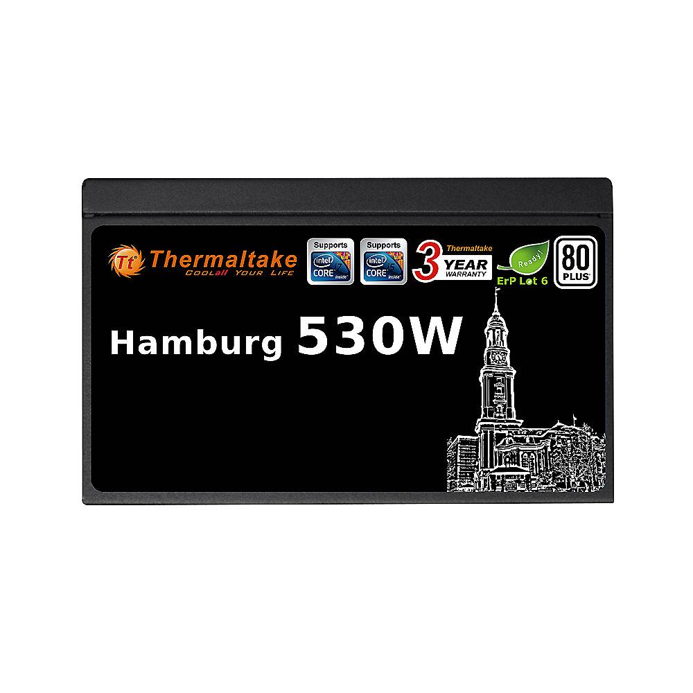 Thermaltake Hamburg 530W ATX Netzteil (120mm Lüfter) 80  Bronze