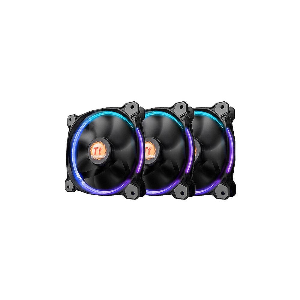 Thermaltake Riing 12 RGB 3er Set Gehäuselüfter 120mm 1000/1400upm, Thermaltake, Riing, 12, RGB, 3er, Set, Gehäuselüfter, 120mm, 1000/1400upm