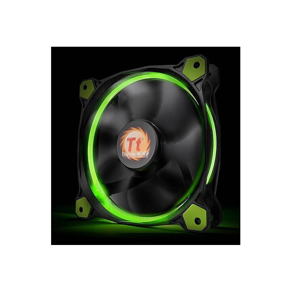 Thermaltake Riing 14 LED grün Gehäuselüfter 140x140x25mm 1000/1400upm, Thermaltake, Riing, 14, LED, grün, Gehäuselüfter, 140x140x25mm, 1000/1400upm