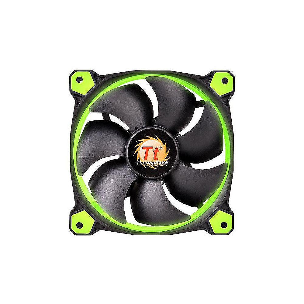 Thermaltake Riing 14 LED grün Gehäuselüfter 140x140x25mm 1000/1400upm
