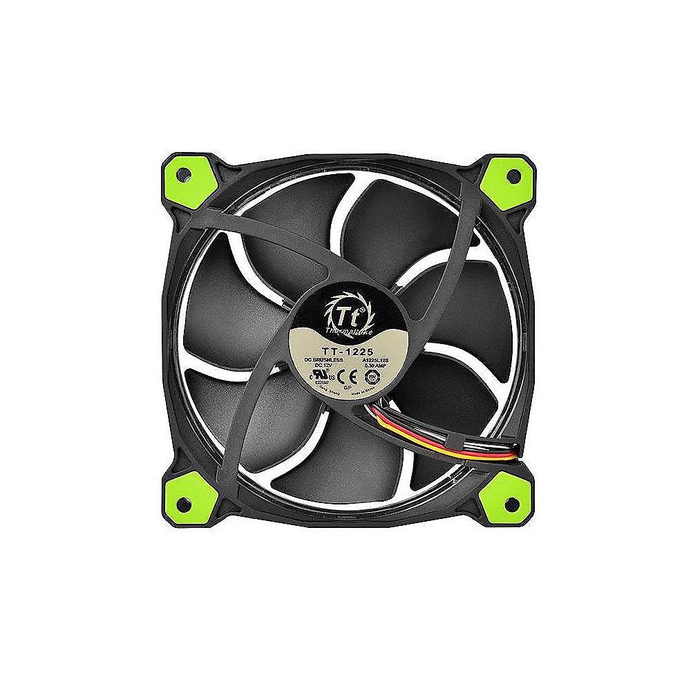 Thermaltake Riing 14 LED grün Gehäuselüfter 140x140x25mm 1000/1400upm, Thermaltake, Riing, 14, LED, grün, Gehäuselüfter, 140x140x25mm, 1000/1400upm