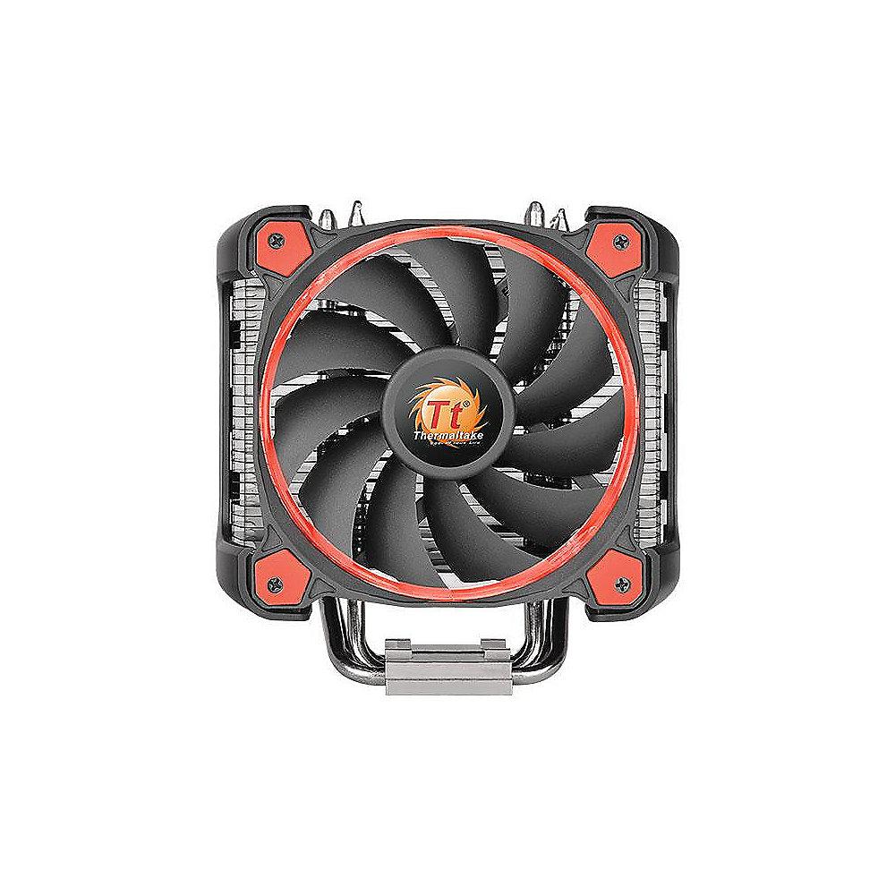 Thermaltake Riing Silent 12 Pro Red CPU Kühler für AMD und Intel 120mm Lüfter