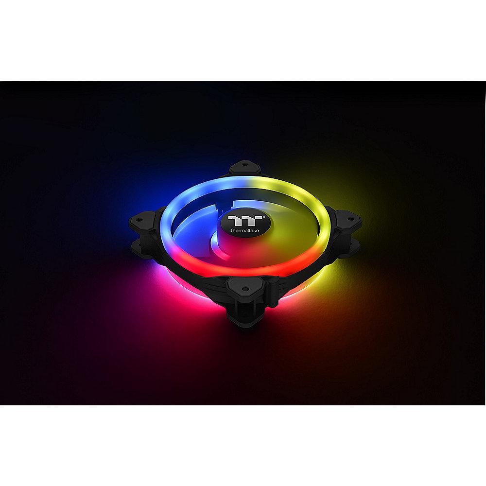 Thermaltake Riing Trio 12 RGB 3er Set Gehäuselüfter 120mm 500/1500upm, Thermaltake, Riing, Trio, 12, RGB, 3er, Set, Gehäuselüfter, 120mm, 500/1500upm