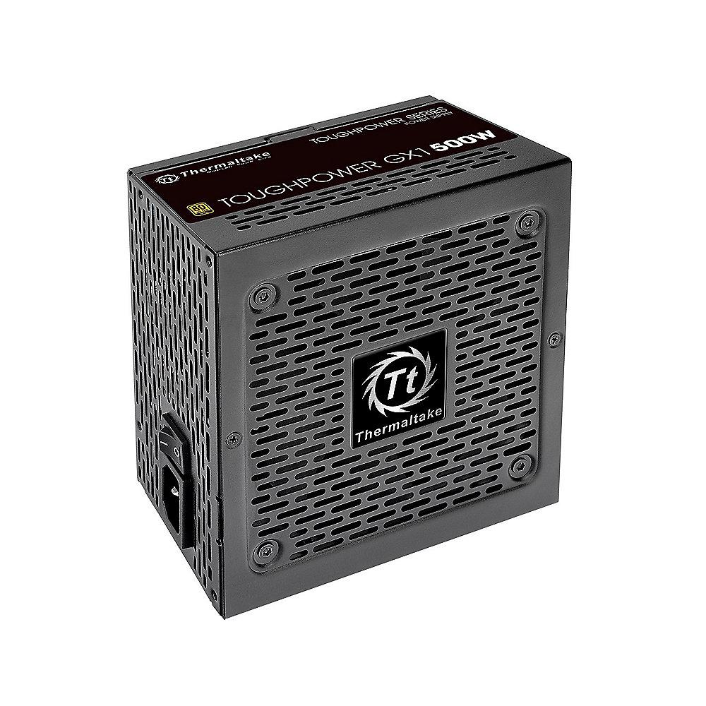 Thermaltake ToughPower GX1 500W Netzteil 80  Gold (120mm Lüfter), Thermaltake, ToughPower, GX1, 500W, Netzteil, 80, Gold, 120mm, Lüfter,