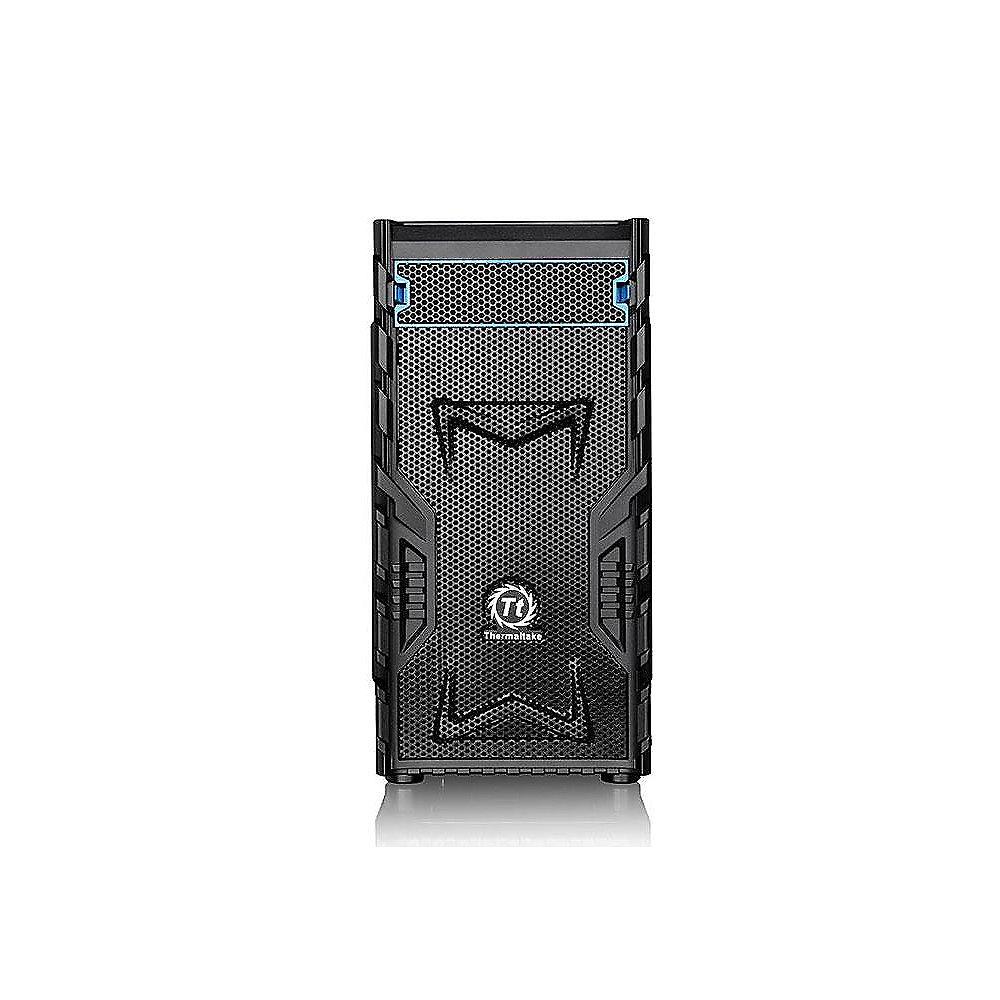 Thermaltake Versa H13 Mini Tower mATX Gehäuse schwarz, mit Seitenfenster