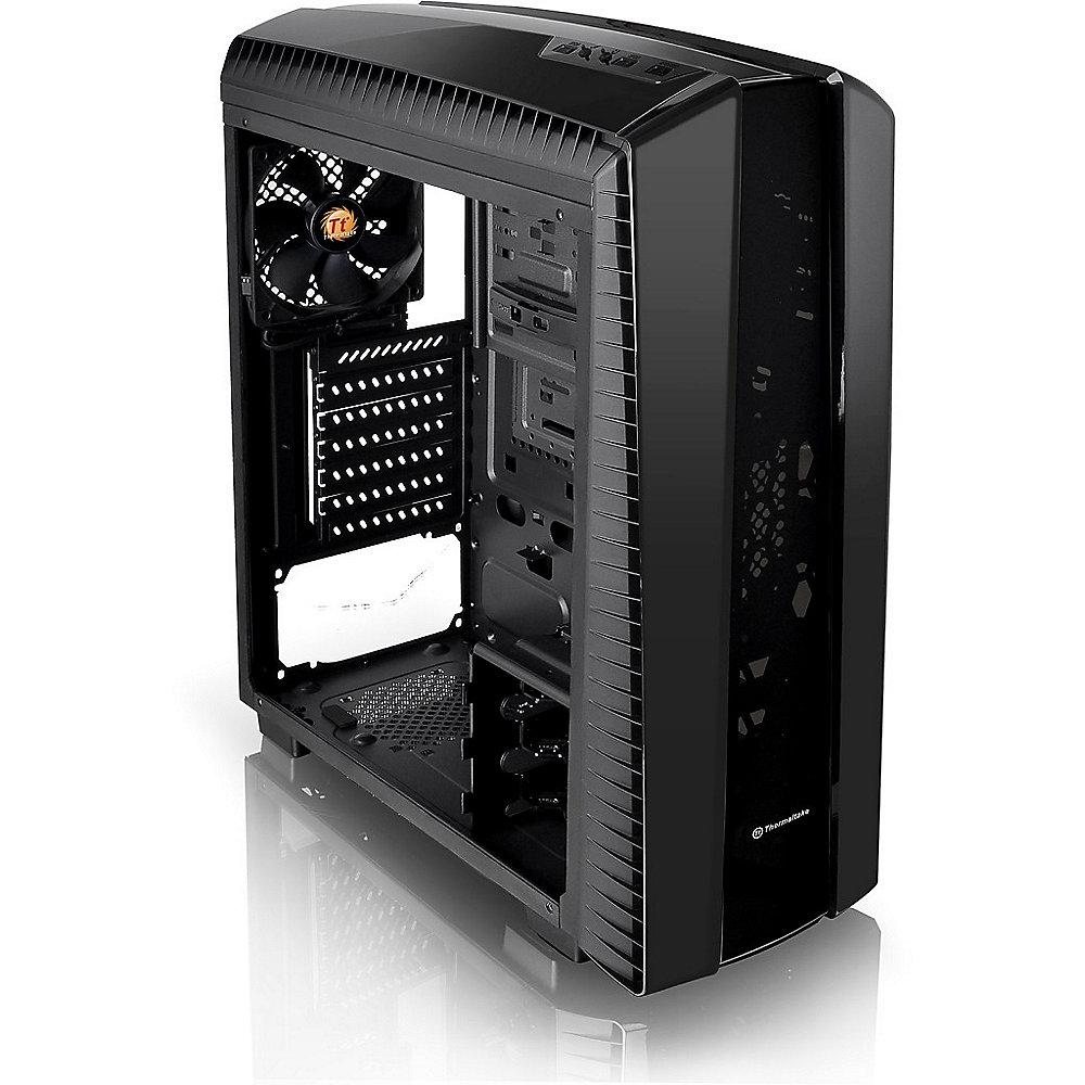 Thermaltake Versa N27 Midi-Tower ATX Gehäuse schwarz, mit Sichtfenster