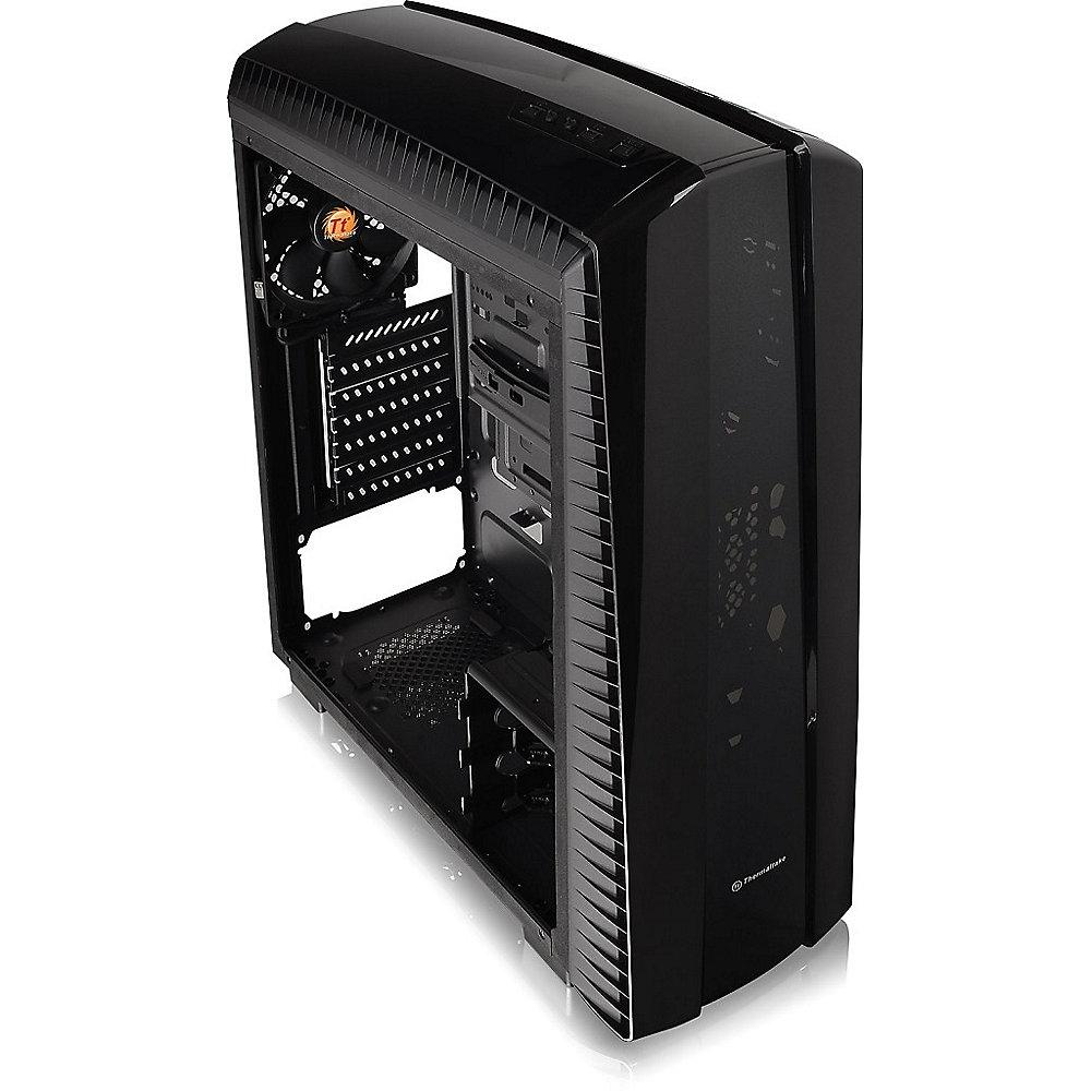 Thermaltake Versa N27 Midi-Tower ATX Gehäuse schwarz, mit Sichtfenster