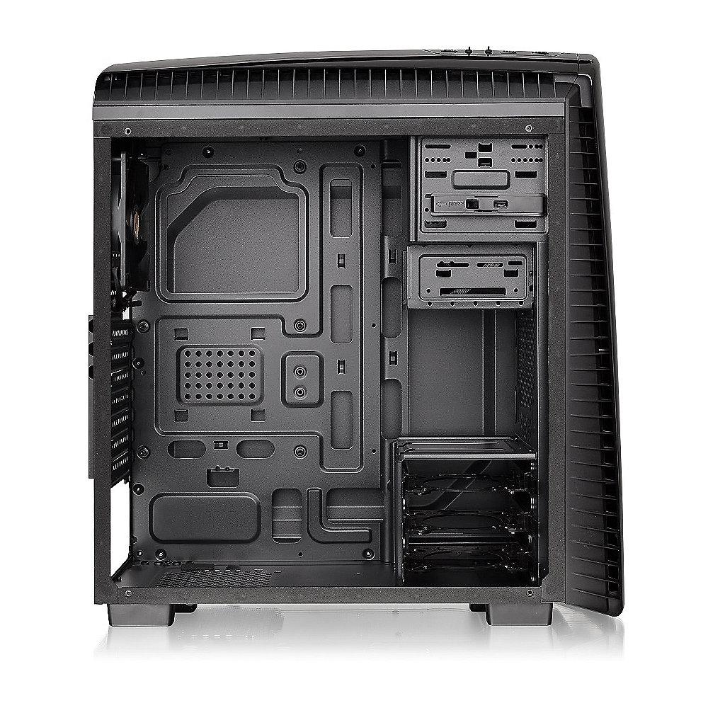 Thermaltake Versa N27 Midi-Tower ATX Gehäuse schwarz, mit Sichtfenster