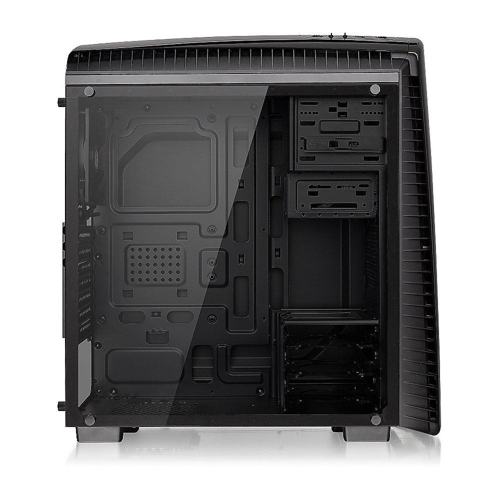 Thermaltake Versa N27 Midi-Tower ATX Gehäuse schwarz, mit Sichtfenster