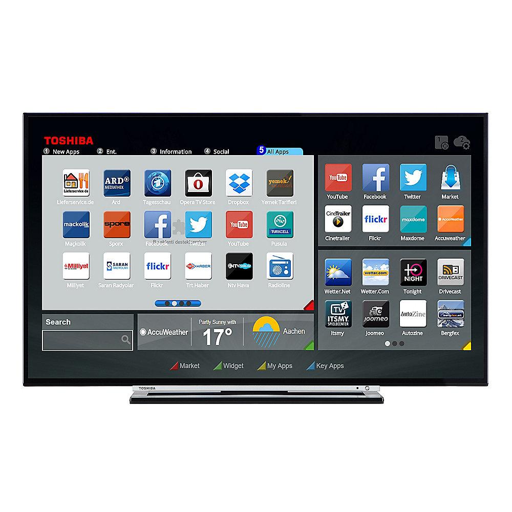 Toshiba 43L3763DA 109cm 43" Smart Fernseher schwarz