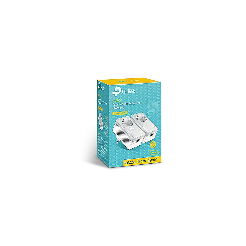 TP-LINK TL-PA4010PKIT AV600 2er Kit (600Mbit Powerline, 1x LAN, Steckdose)
