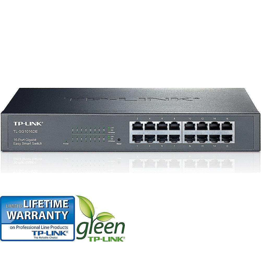 TP-LINK TL-SG1016DE 16x Port Gigabit Easy-Smart-Switch IGMPv3