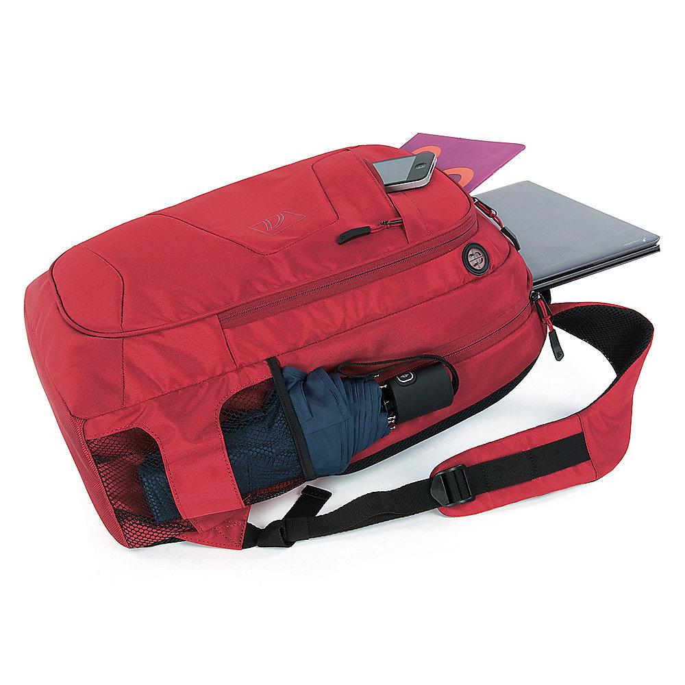 Tucano Lato Rucksack für Notebooks bis zu 17 zoll, rot