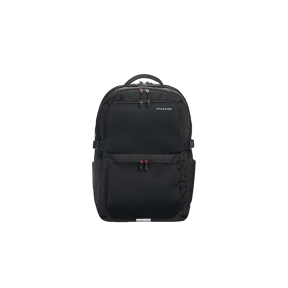 Tucano Sfido Gaming Rucksack für Notebooks bis zu 18,4 zoll, schwarz