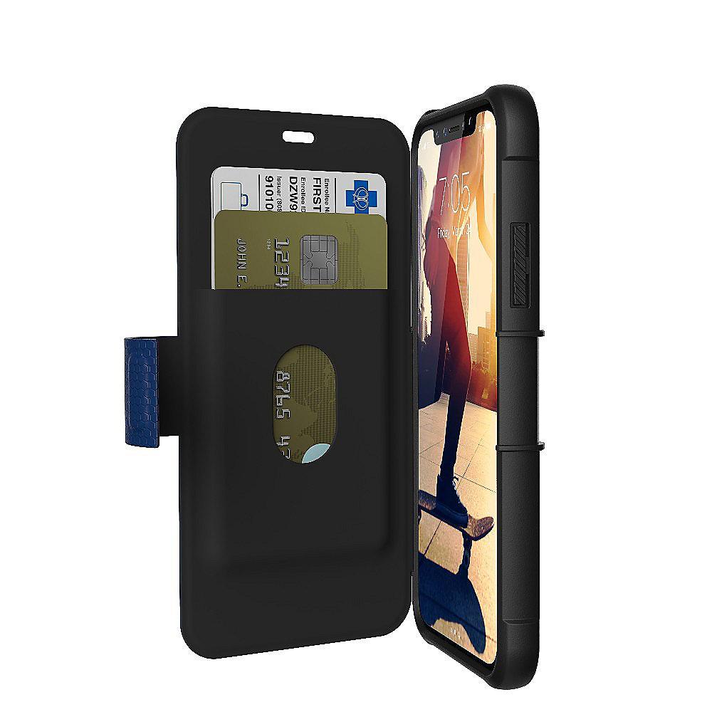 UAG Metropolis Folio Case für Apple iPhone X cobalt blau