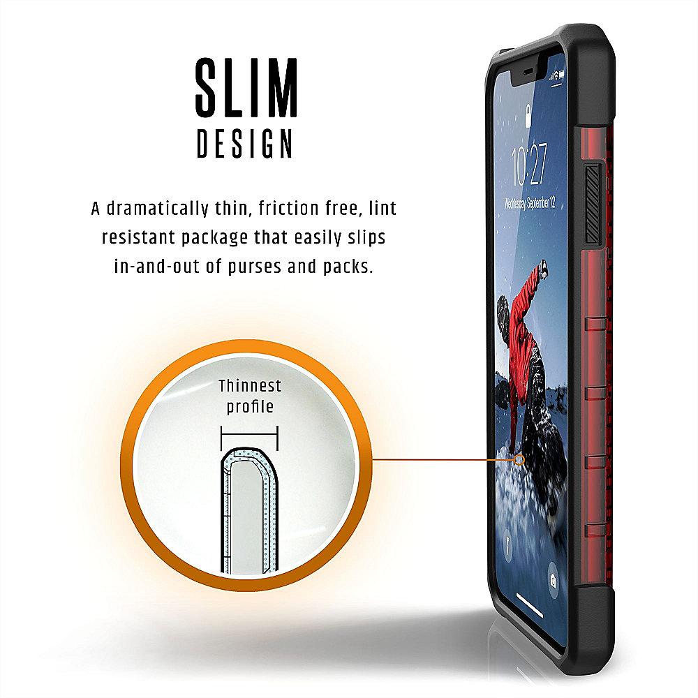 UAG Plasma Case für Apple iPhone Xs Max magmarot transparent