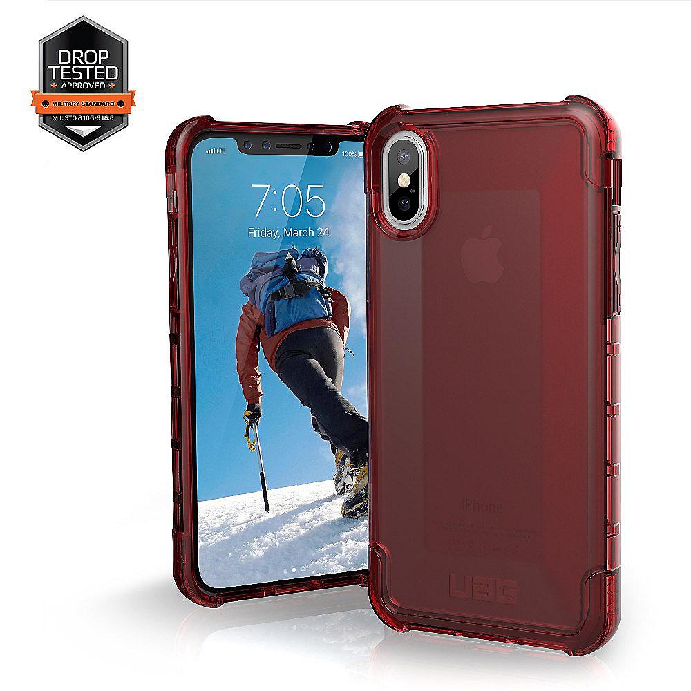 UAG Plyo Case für Apple iPhone X rot transparent