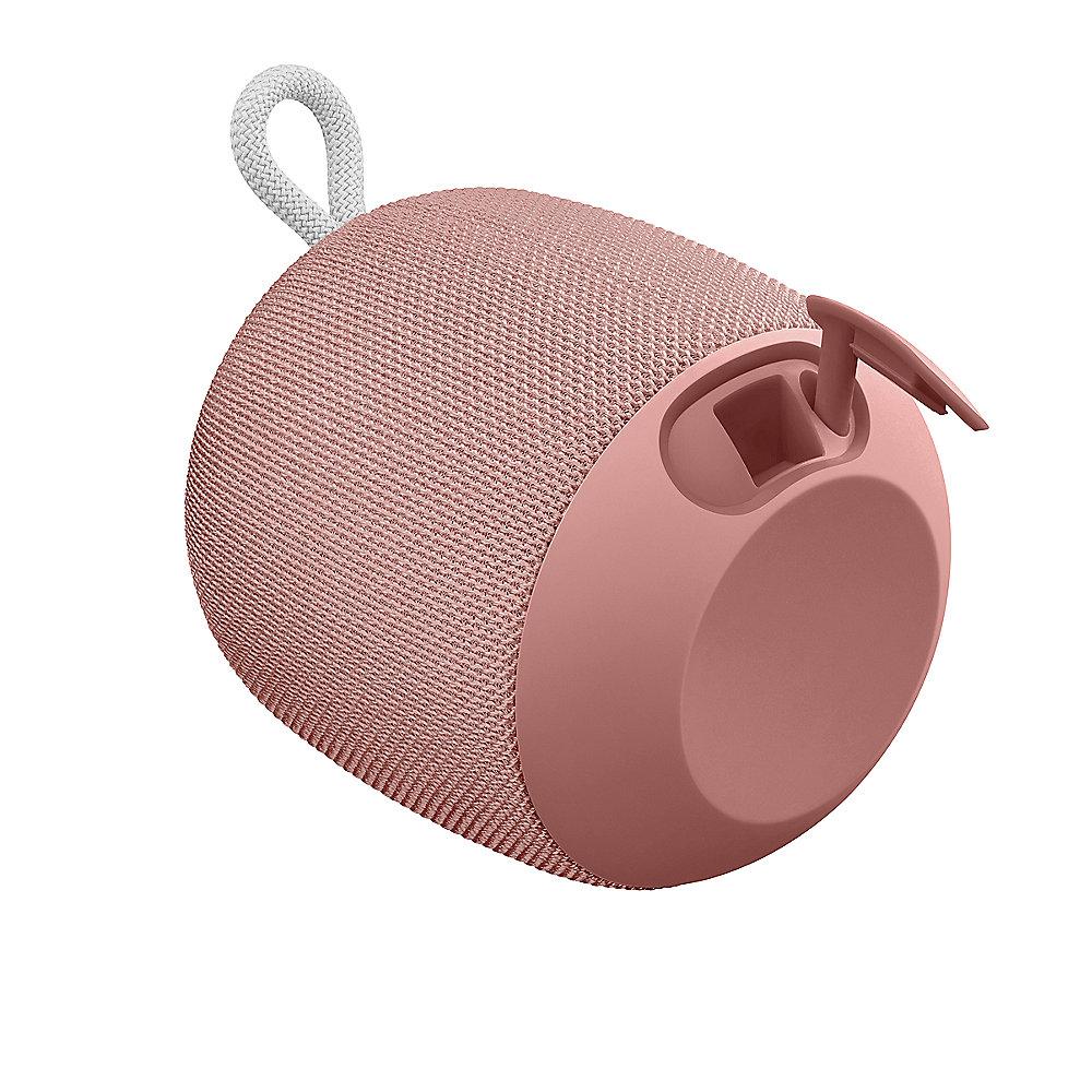 Ultimate Ears Wonderboom Bluetooth Speaker, pink, wasserdicht, mit Akku