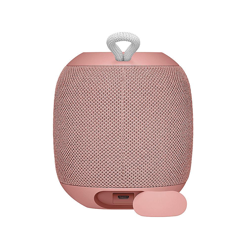 Ultimate Ears Wonderboom Bluetooth Speaker, pink, wasserdicht, mit Akku