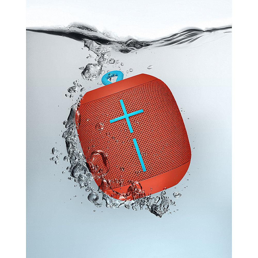 Ultimate Ears Wonderboom Bluetooth Speaker, rot, wasserdicht, mit Akku, Ultimate, Ears, Wonderboom, Bluetooth, Speaker, rot, wasserdicht, Akku