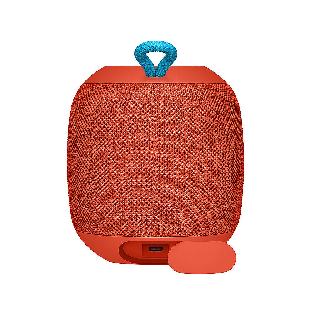 Ultimate Ears Wonderboom Bluetooth Speaker, rot, wasserdicht, mit Akku, Ultimate, Ears, Wonderboom, Bluetooth, Speaker, rot, wasserdicht, Akku