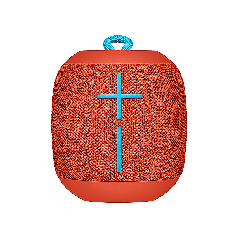 Ultimate Ears Wonderboom Bluetooth Speaker, rot, wasserdicht, mit Akku