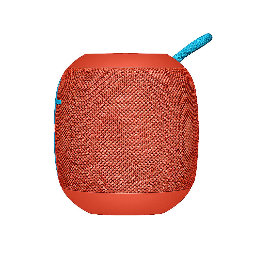 Ultimate Ears Wonderboom Bluetooth Speaker, rot, wasserdicht, mit Akku