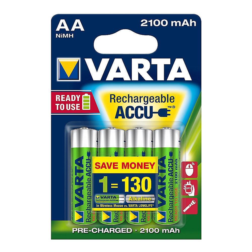 VARTA Ready2Use Akku Mignon AA HR6 4er Blister (2100 mAh)