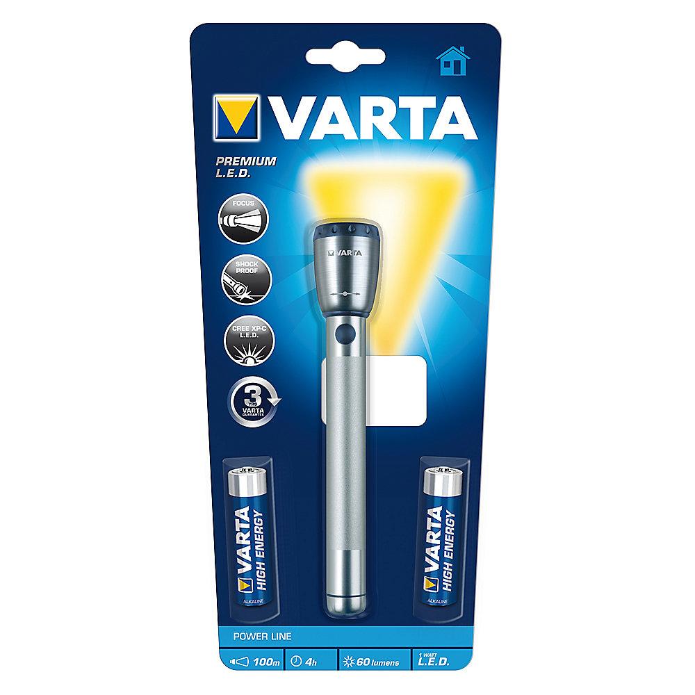 VARTA Taschenlampe Premium LED Light 2AA