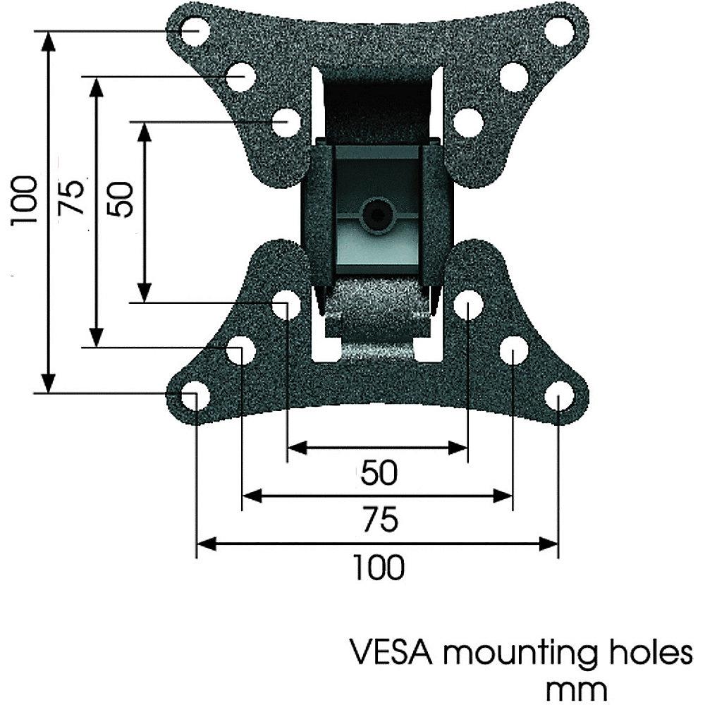 Vogels Wall 1020 Fernseher Wandhalter Schwarz