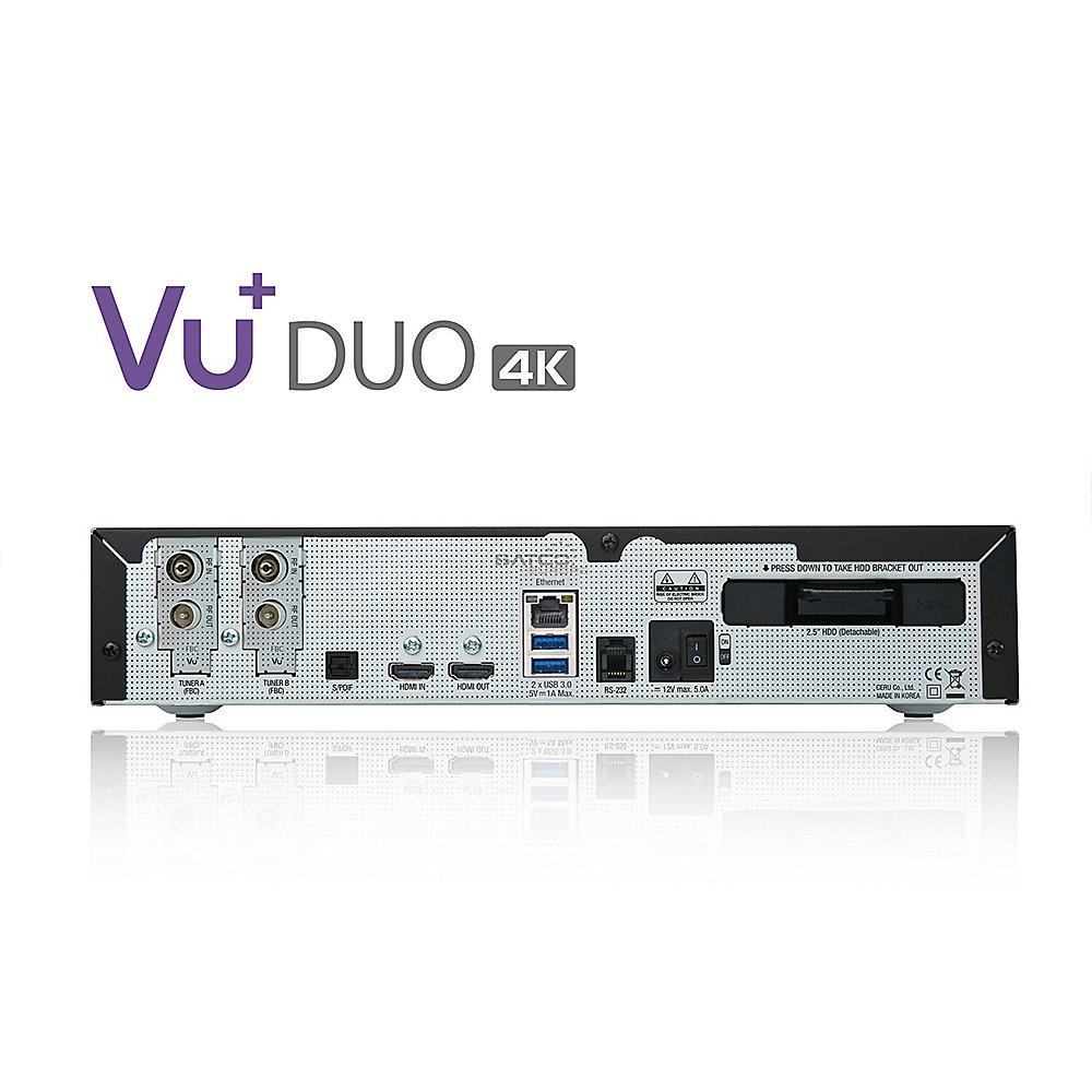 VU  Duo 4K 2x DVB-C FBC Tuner PVR ready Linux Receiver UHD 2160p, VU, Duo, 4K, 2x, DVB-C, FBC, Tuner, PVR, ready, Linux, Receiver, UHD, 2160p