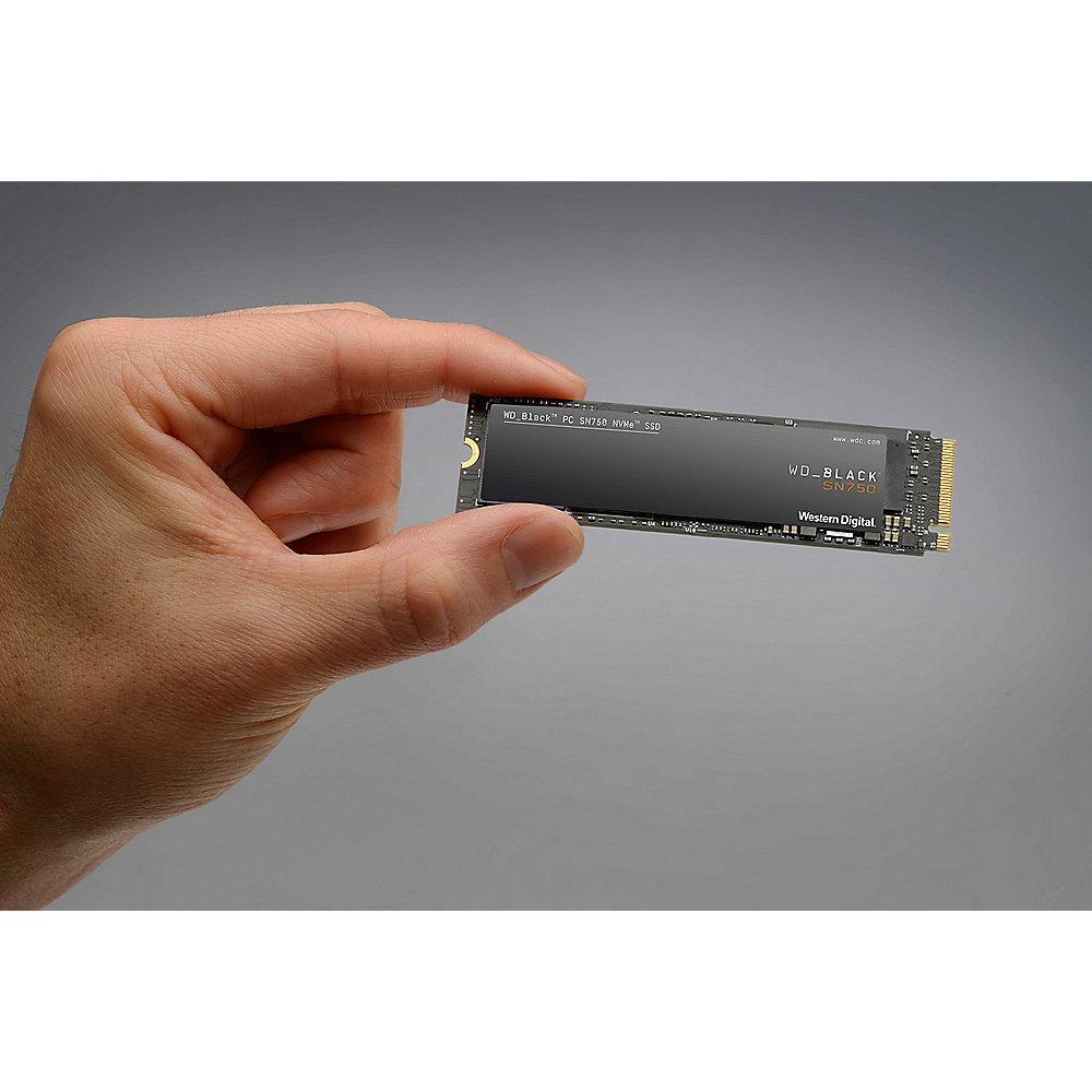 WD Black SN750 NVMe Gaming SSD 500GB M.2 PCIe Gen3