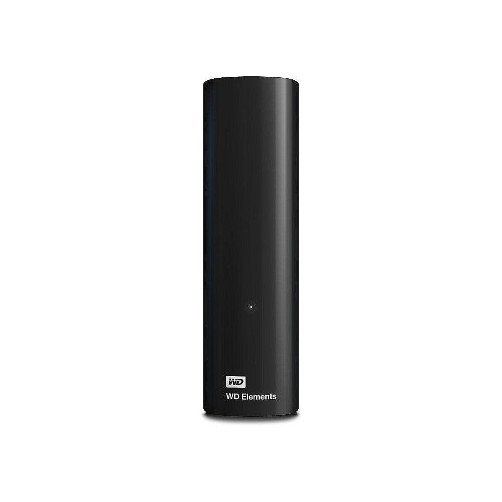 WD Elements Desktop USB3.0 Extern 2TB 3,5 Zoll Schwarz