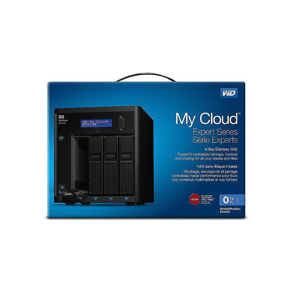 WD My Cloud EX4100 NAS System 4-Bay (4x0TB) Leergehäuse WDBWZE0000NBK-EESN