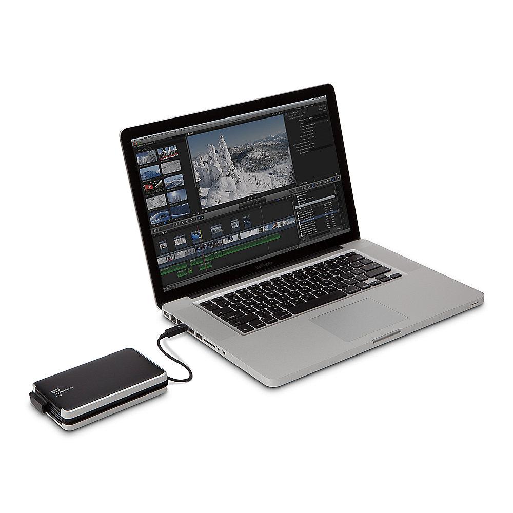 WD My Passport Pro Thunderbolt 4TB RAID 2x 2,5 Zoll - externe Festplatte