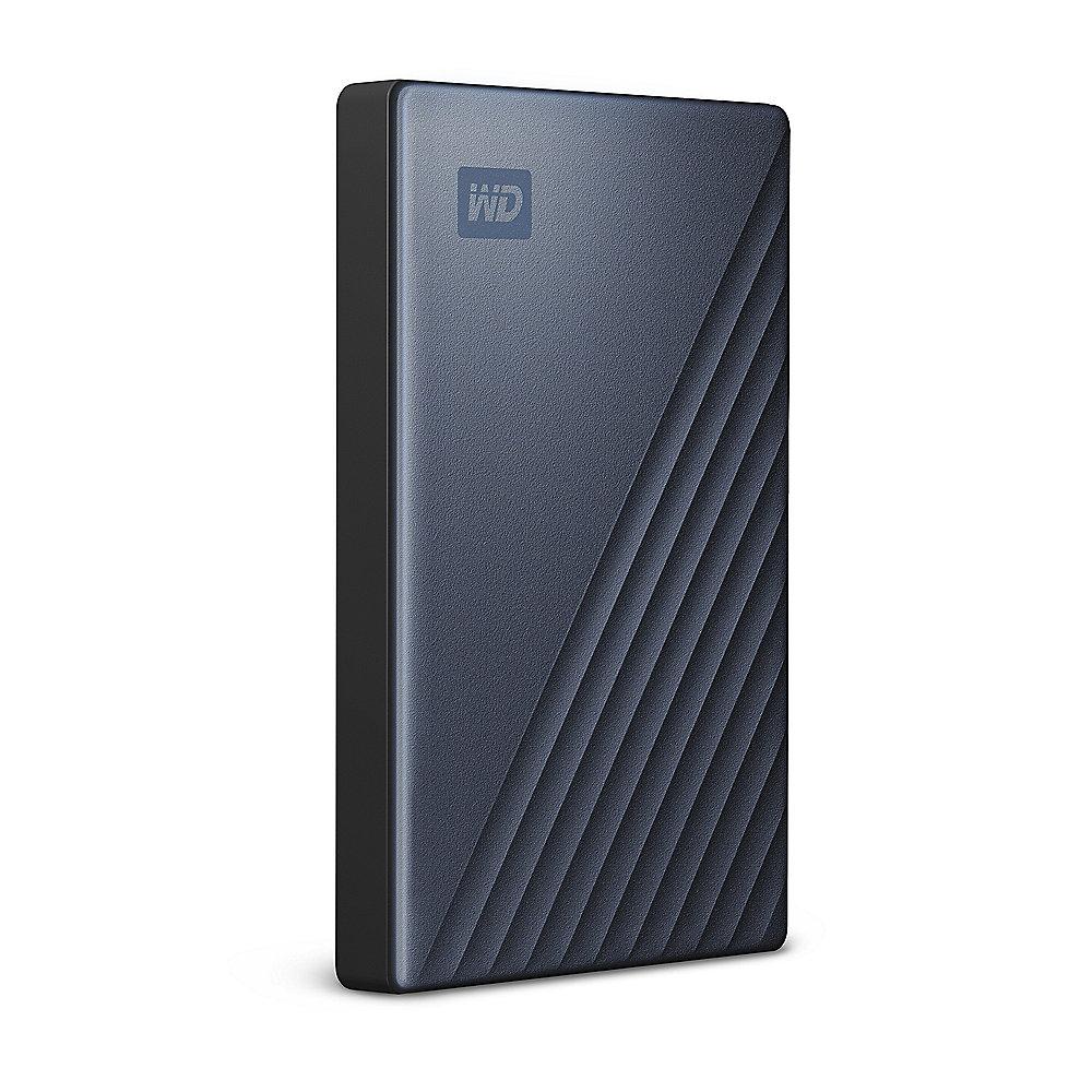 WD My Passport Ultra 2TB USB3.0 & USB-C 2.5zoll - Blau