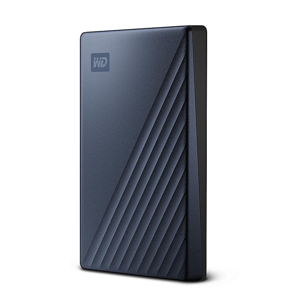 WD My Passport Ultra 2TB USB3.0 & USB-C 2.5zoll - Blau