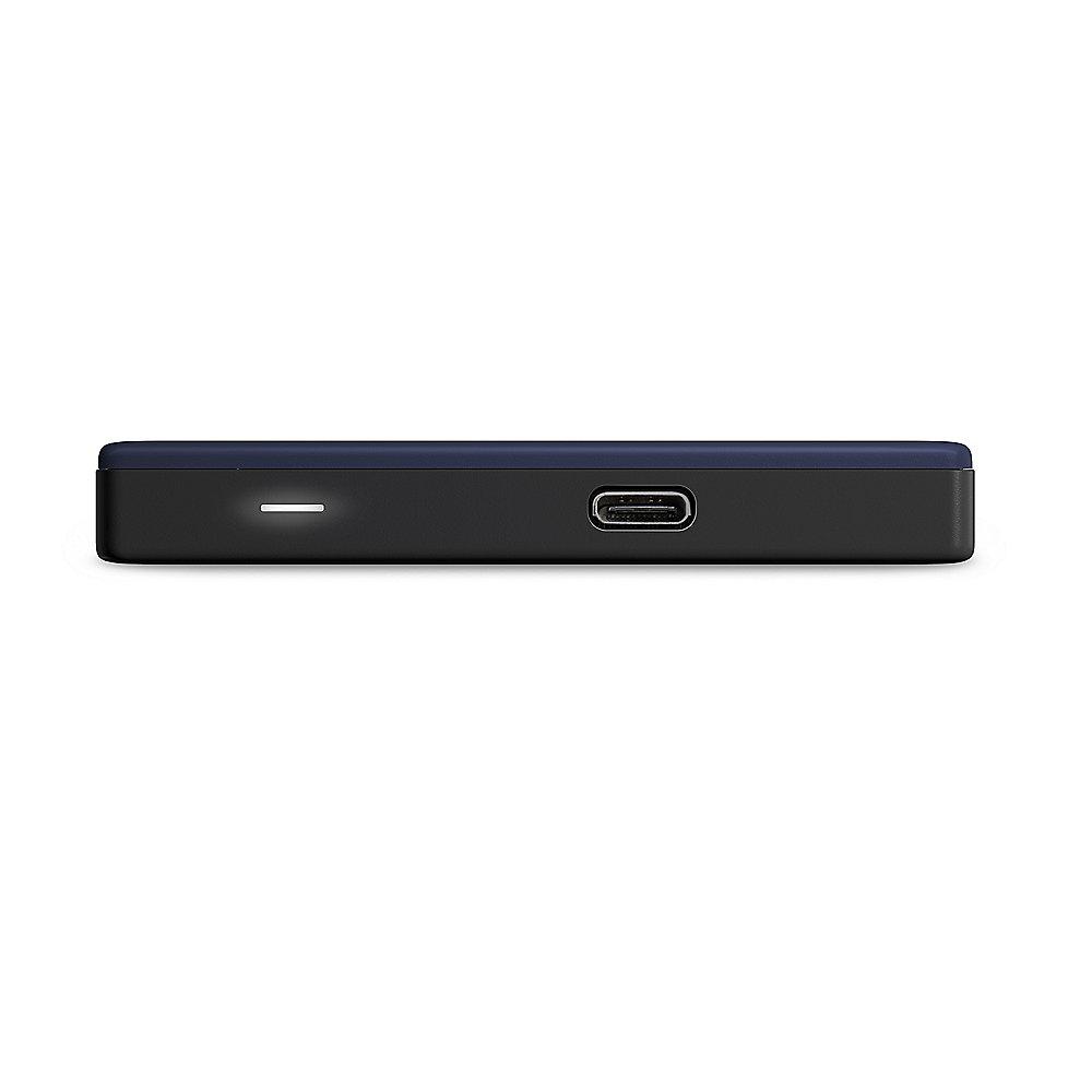 WD My Passport Ultra 2TB USB3.0 & USB-C 2.5zoll - Blau