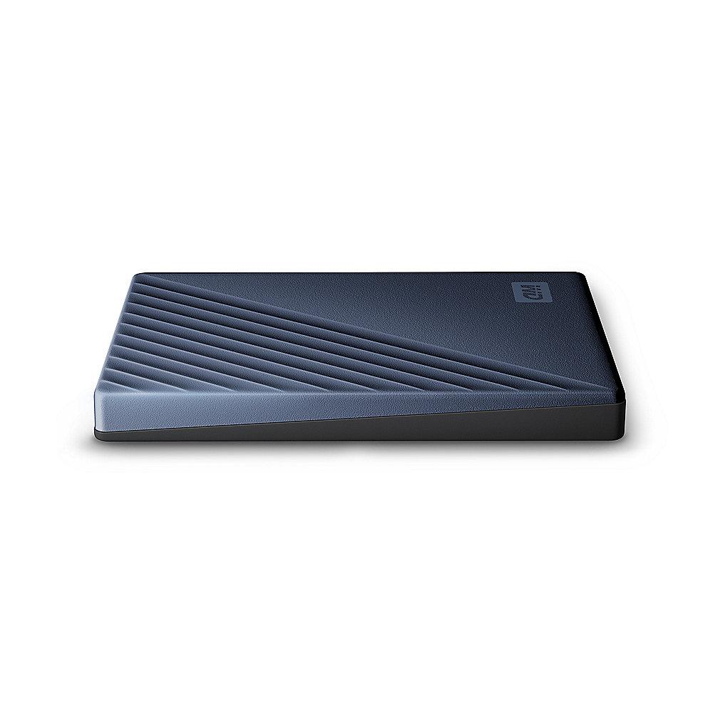 WD My Passport Ultra 2TB USB3.0 & USB-C 2.5zoll - Blau