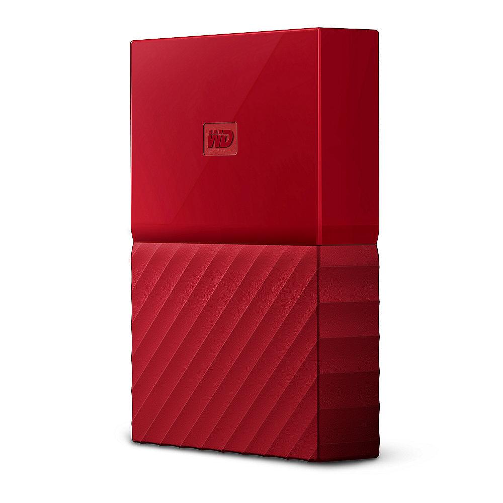 WD My Passport USB3.0 2TB 2.5zoll - Rot NEW