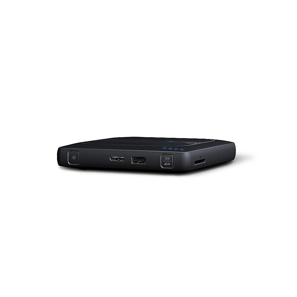 WD My Passport Wireless Pro USB3.0 SD Wifi AC 3TB 2.5zoll - Schwarz