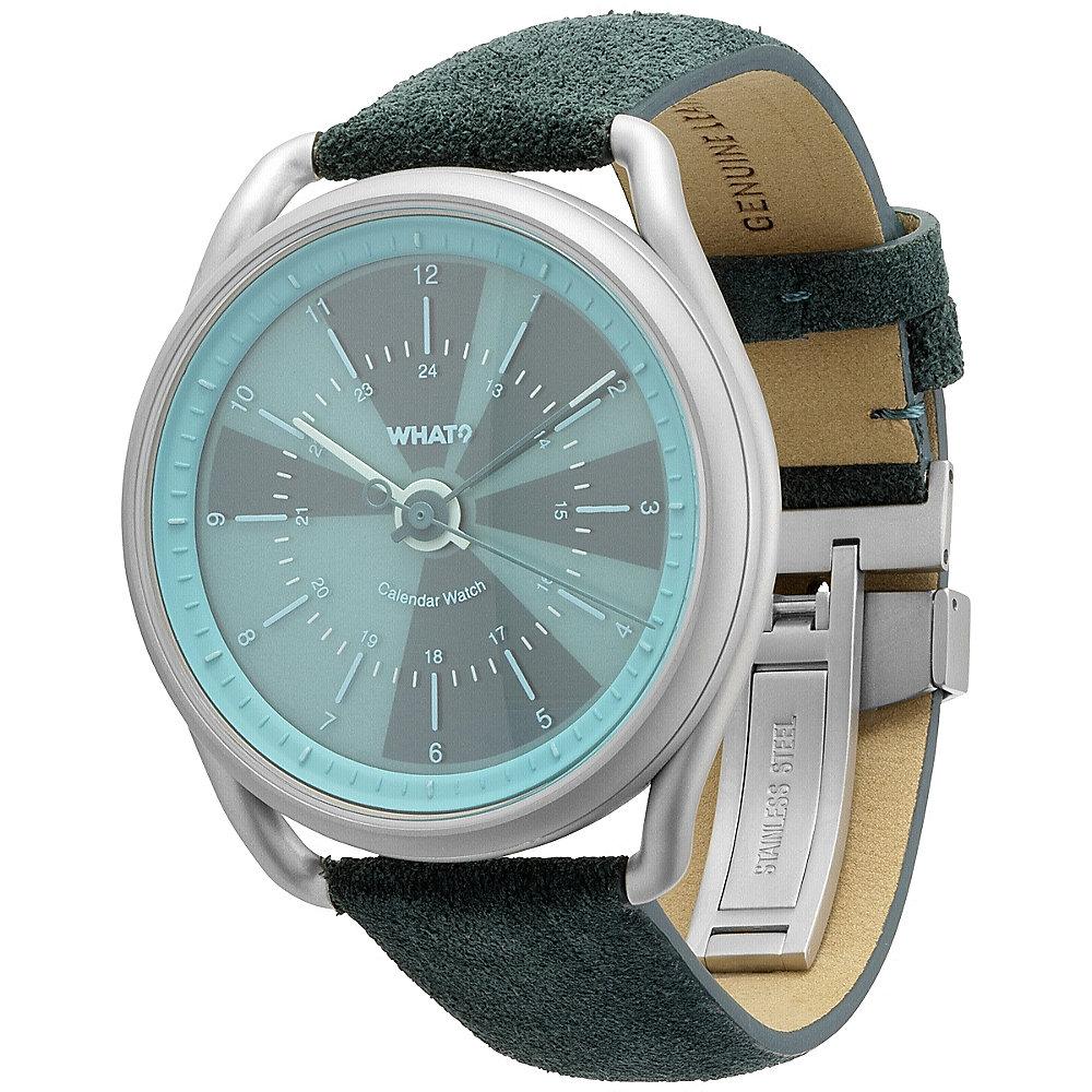 What Calendar Watch aqua blue