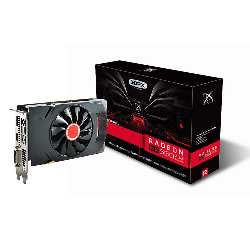 XFX AMD Radeon RX 560D Core Edition Grafikkarte 4GB GDDR5 DP/HDMI/DVI