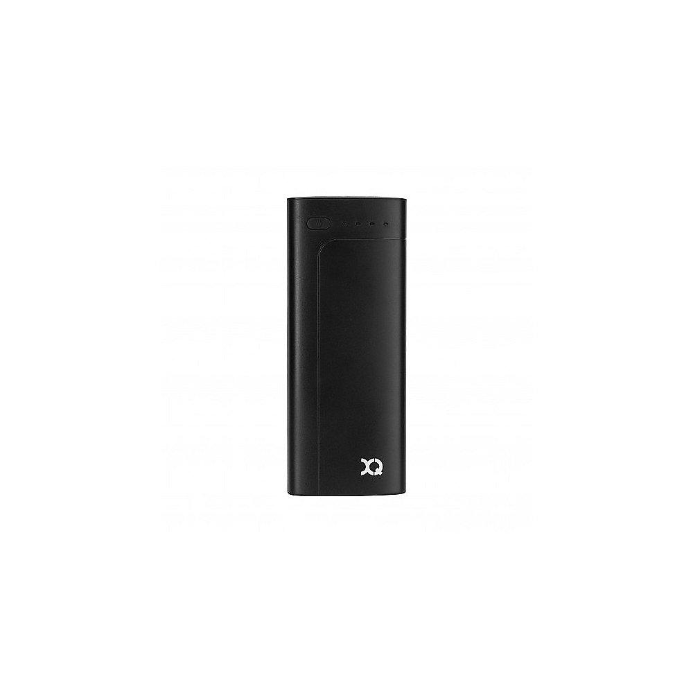 xqisit 15.600mAh Powerbank schwarz